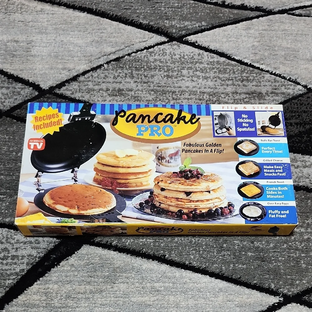 PANCAKE PRO FLIP & SLIDE PERFECT EVERYTIME DOUBLE-SIDED NON-STICK PAN